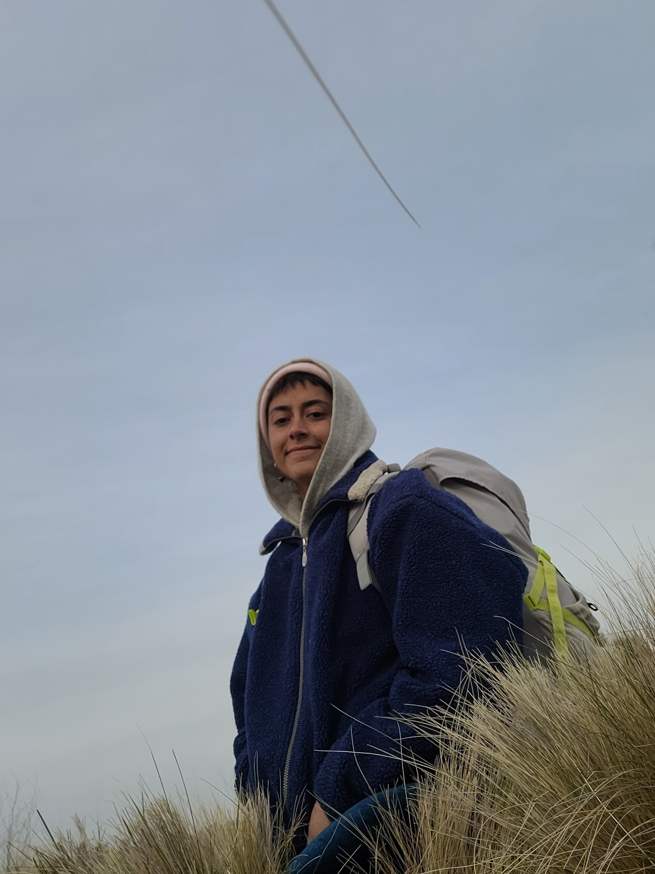 Catalina en trekking